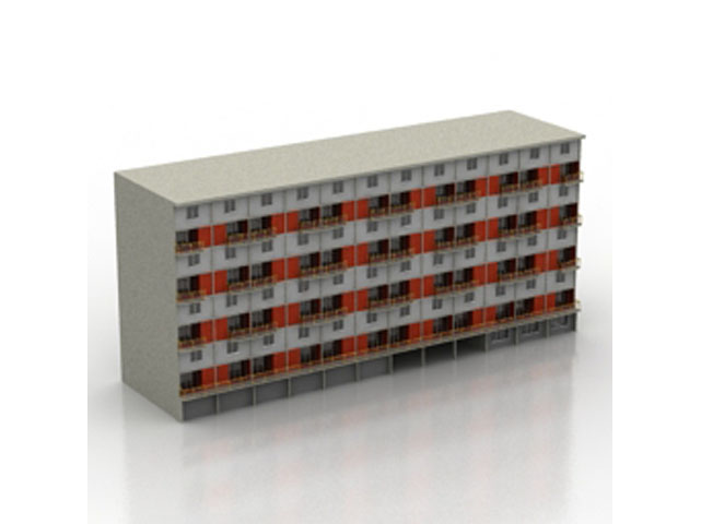 Free Large building 3D model For Architecture 3Ds Max Model Download